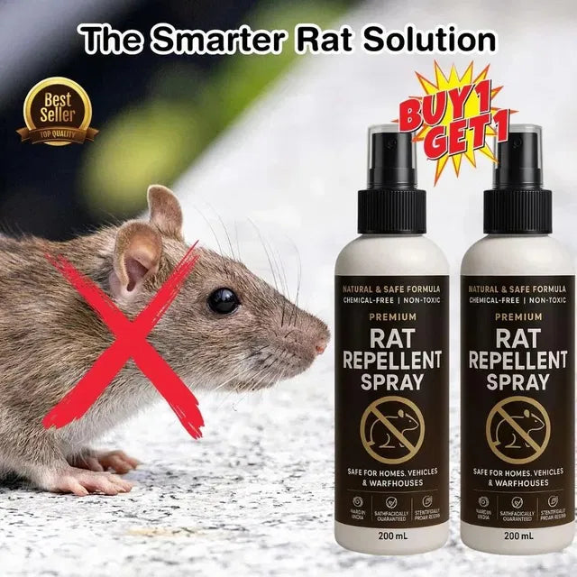 Rat Repellent Spray – Safe, Effective, and Eco-friendly ( Buy 1 Get 2 Free )